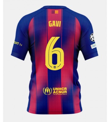 Barcelona Paez Gavi #6 Replik Heimtrikot 2025-26 Kurzarm